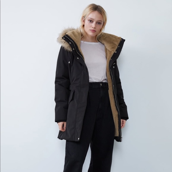 sorona dupont puffer jacket zara